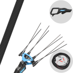 Abbacchiatore Campagnola Icarus V1 58 Plus asta in carbonio 185-270 cm
