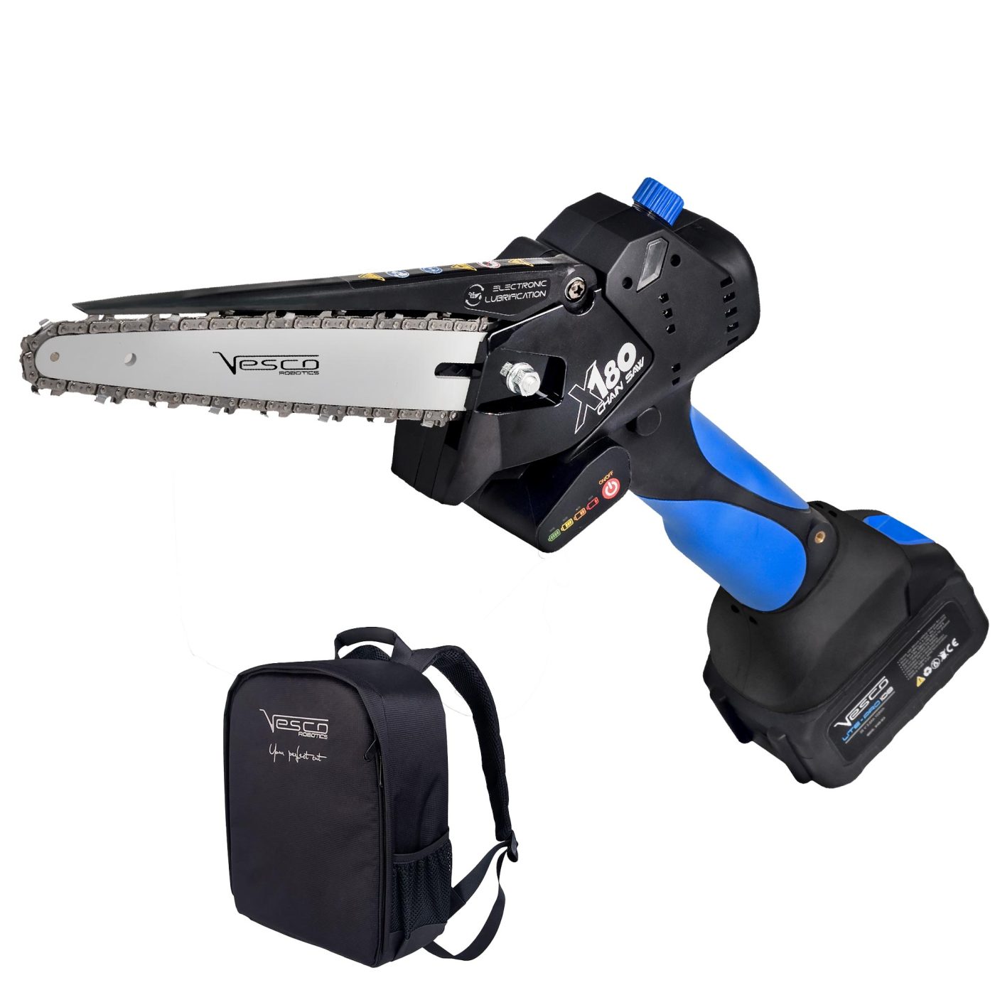 Potatore Vesco X180 a batteria